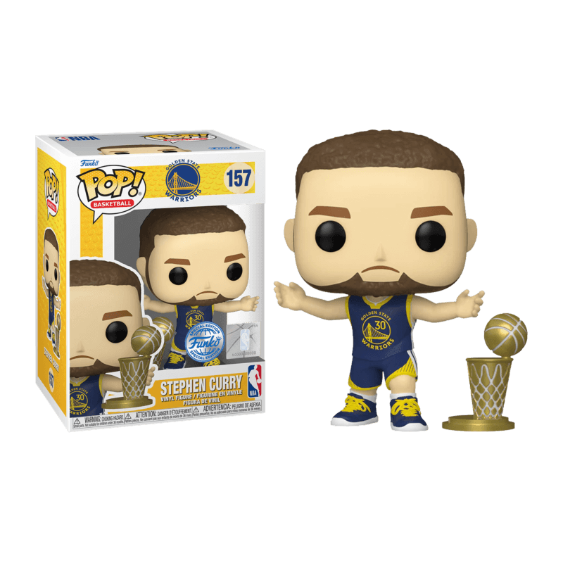 Pop! Basketball - NBA Golden State Warriors - Stephen Curry - #157 - Funko SPECIAL Edition - Hobby Champion Inc