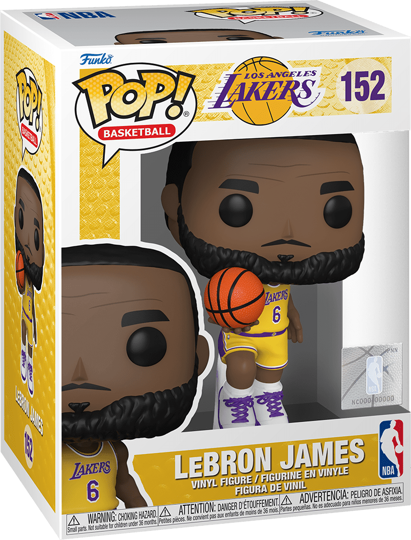 Pop! Basketball - NBA Los Angeles Lakers - LeBron James - #152 - Hobby Champion Inc
