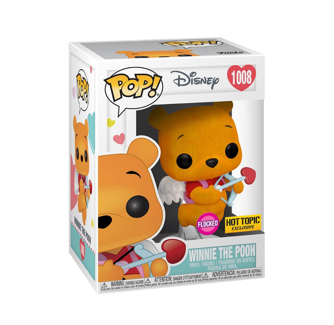 Pop! Disney - Winnie The Pooh - #1008 - FLOCKED Hot Topic EXCLUSIVE - Hobby Champion Inc