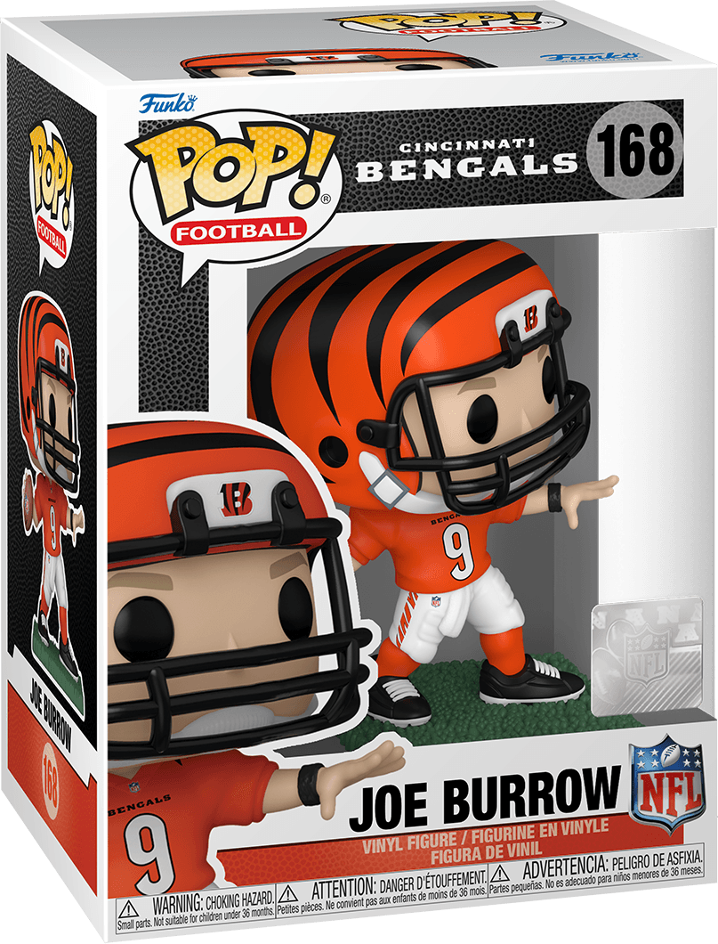 Pop! Football - Cincinnati Bengals - Joe Burrow - #168 - Hobby Champion Inc