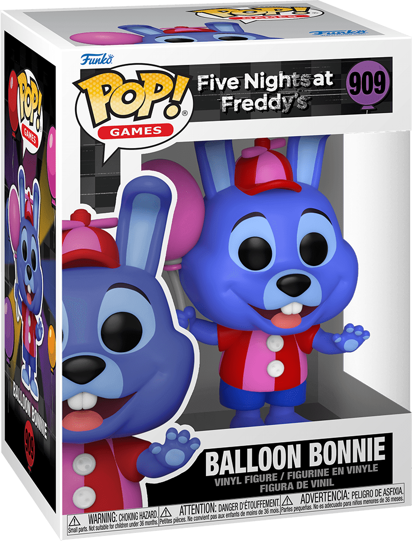 Pop! Games - Five Nights at Freddy's - Balloon Bonnie - #909 - Hobby Champion Inc