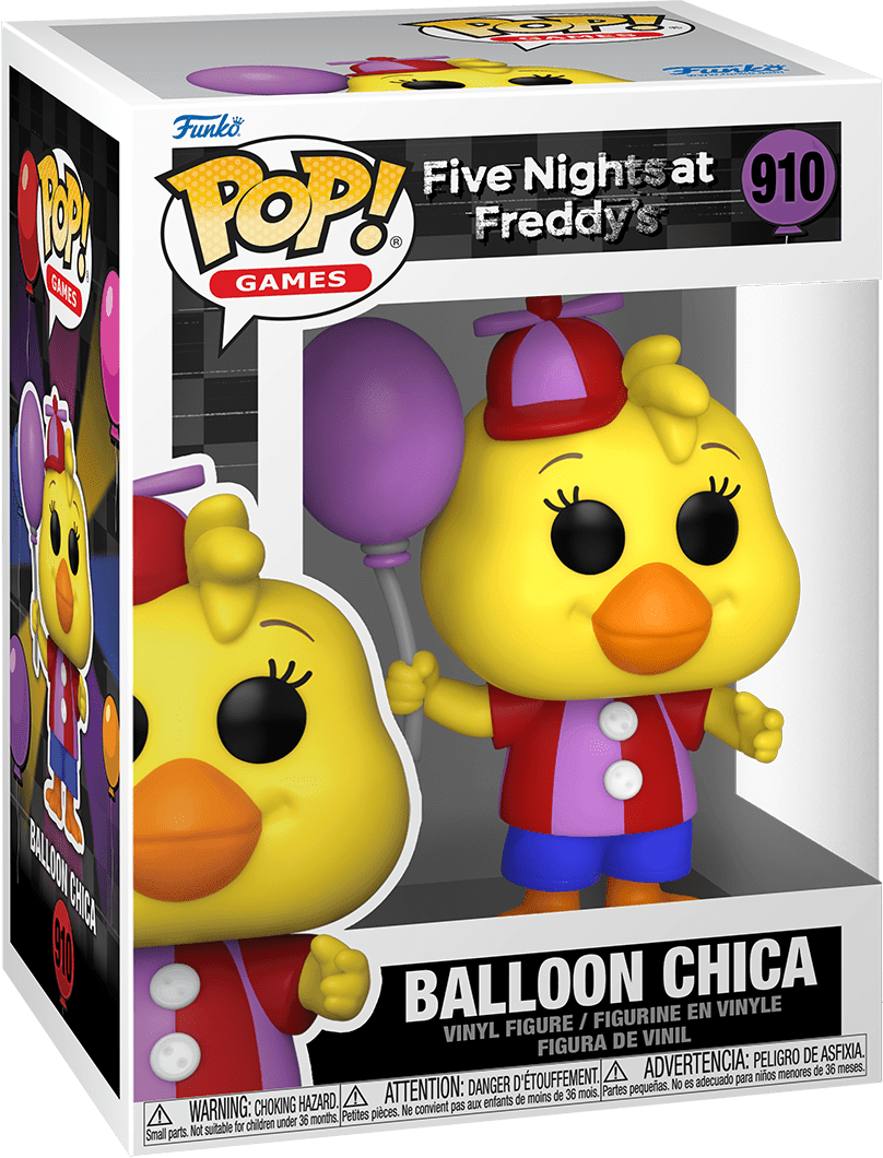 Pop! Games - Five Nights at Freddy's - Balloon Chica - #910 - Hobby Champion Inc