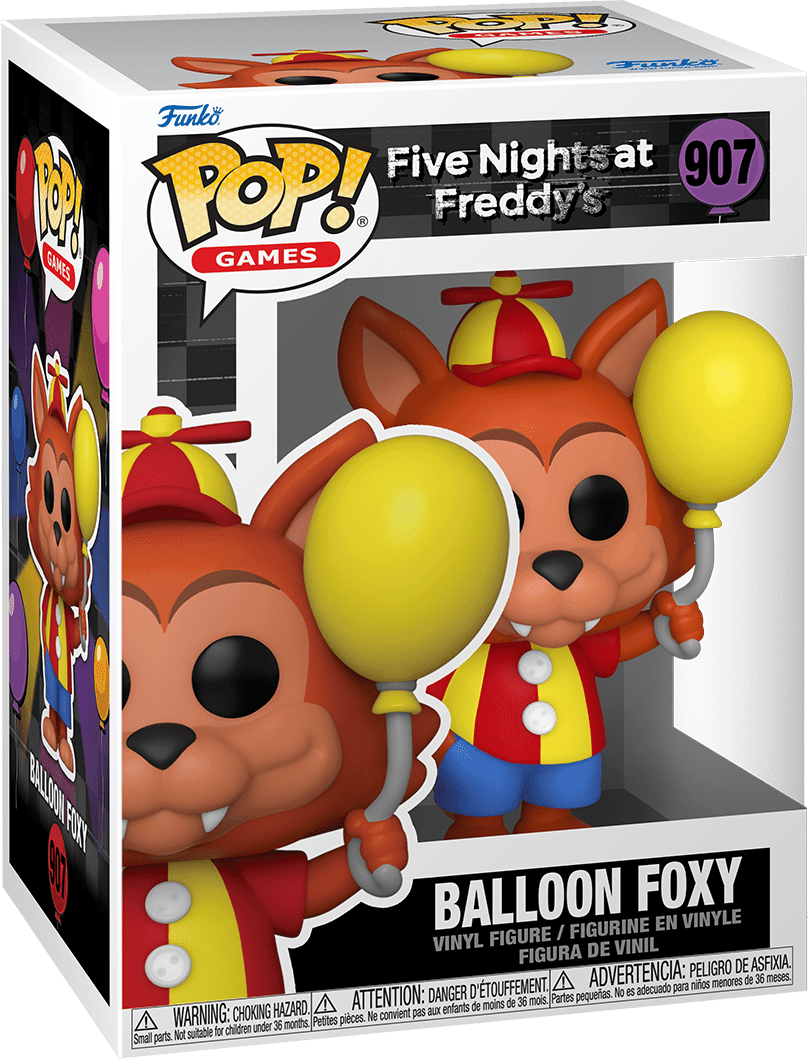 Pop! Games - Five Nights at Freddy's - Balloon Foxy - #907 - Hobby Champion Inc