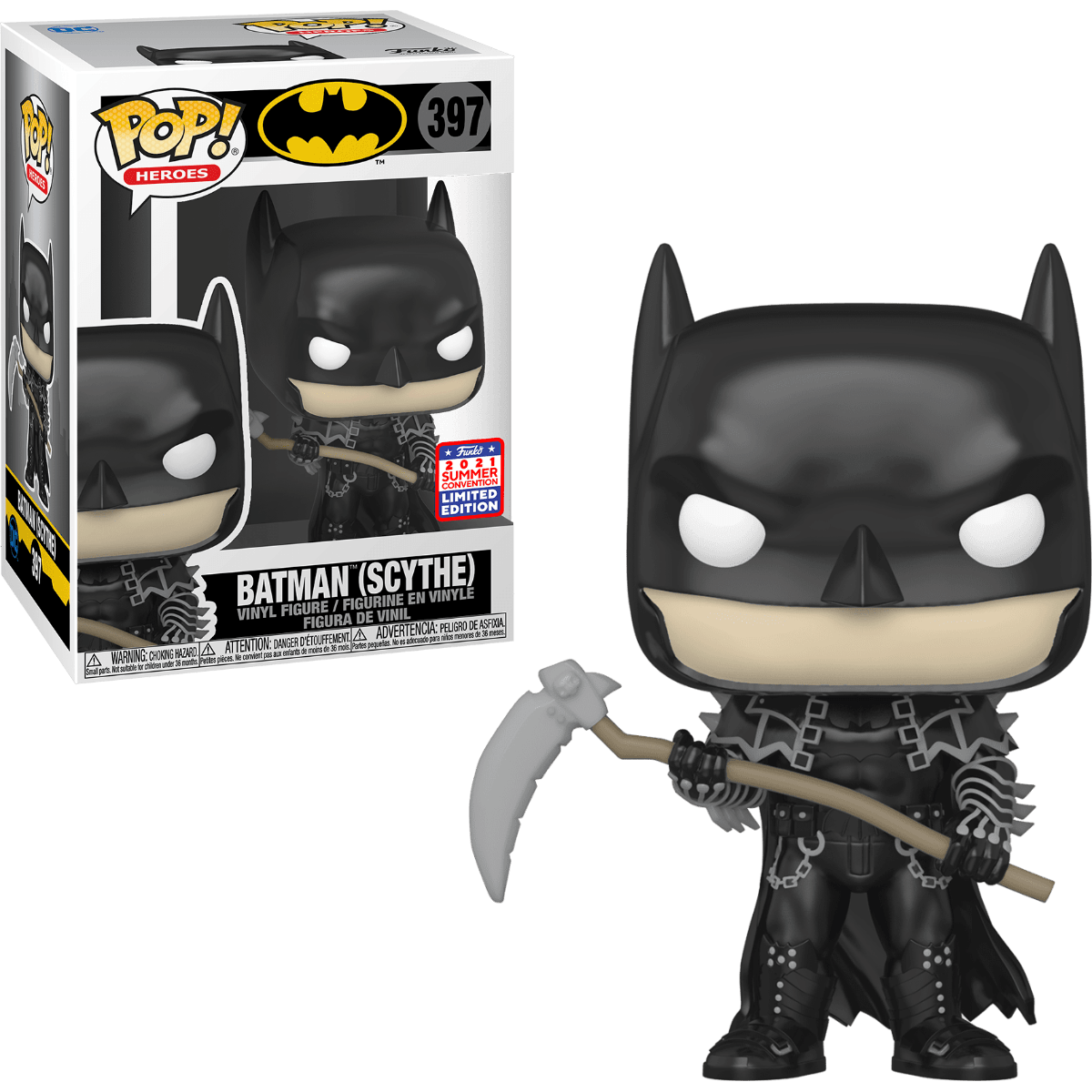 Pop! Heroes - DC - Batman (Scythe) - #397 - 2021 Summer Convention EXCLUSIVE - Hobby Champion Inc