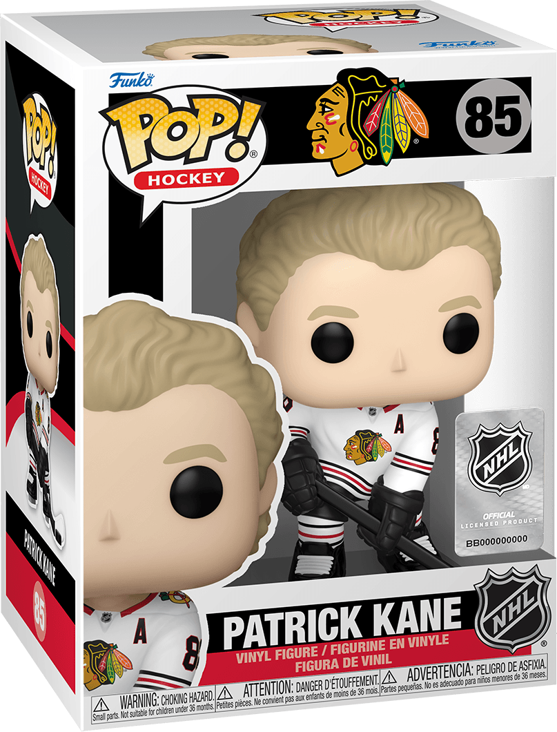 Pop! Hockey - Chicago Blackhawks - Patrick Kane (Away jersey) - #85 - Hobby Champion Inc