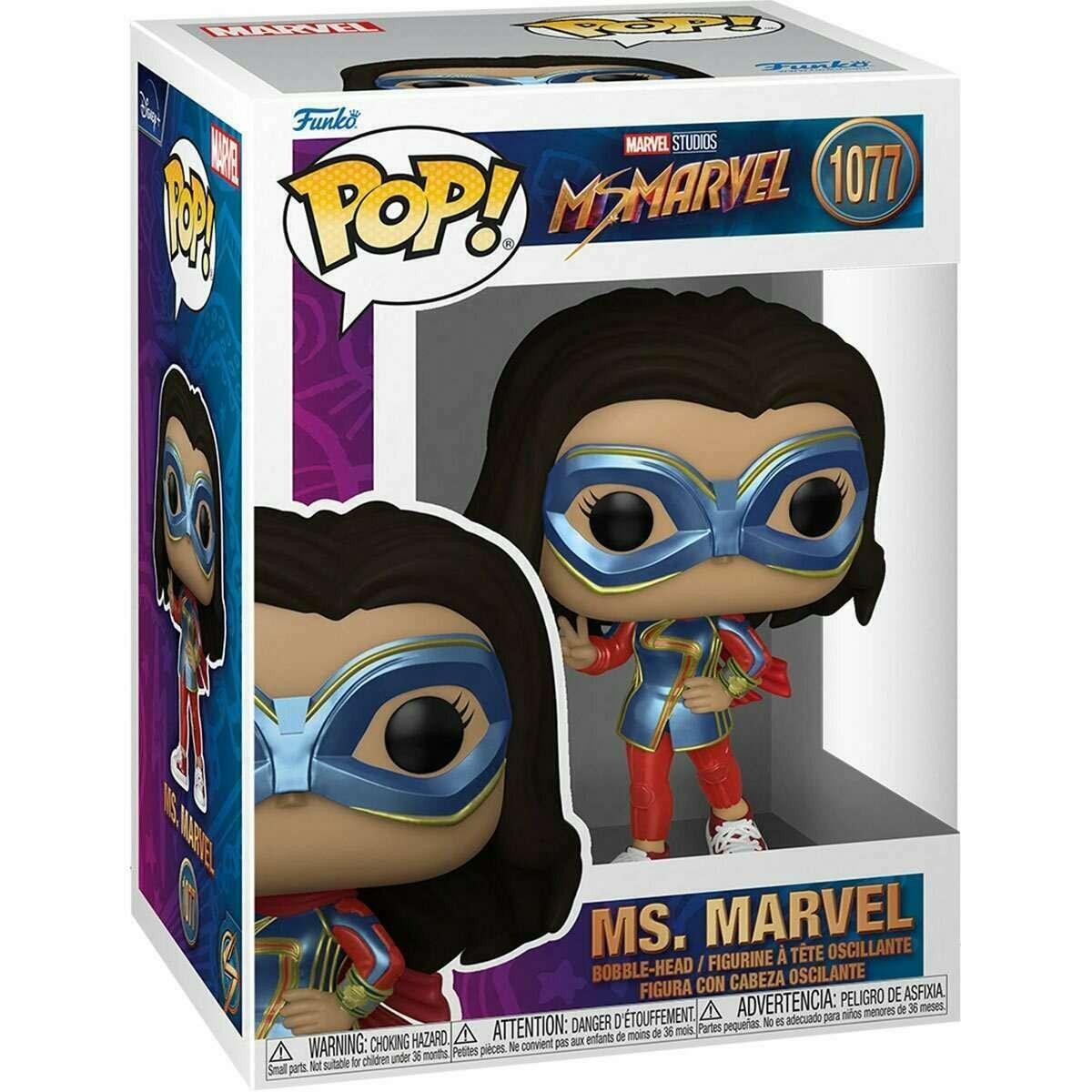 Pop! Marvel - Ms. Marvel - Ms. Marvel - #1077 - Hobby Champion Inc