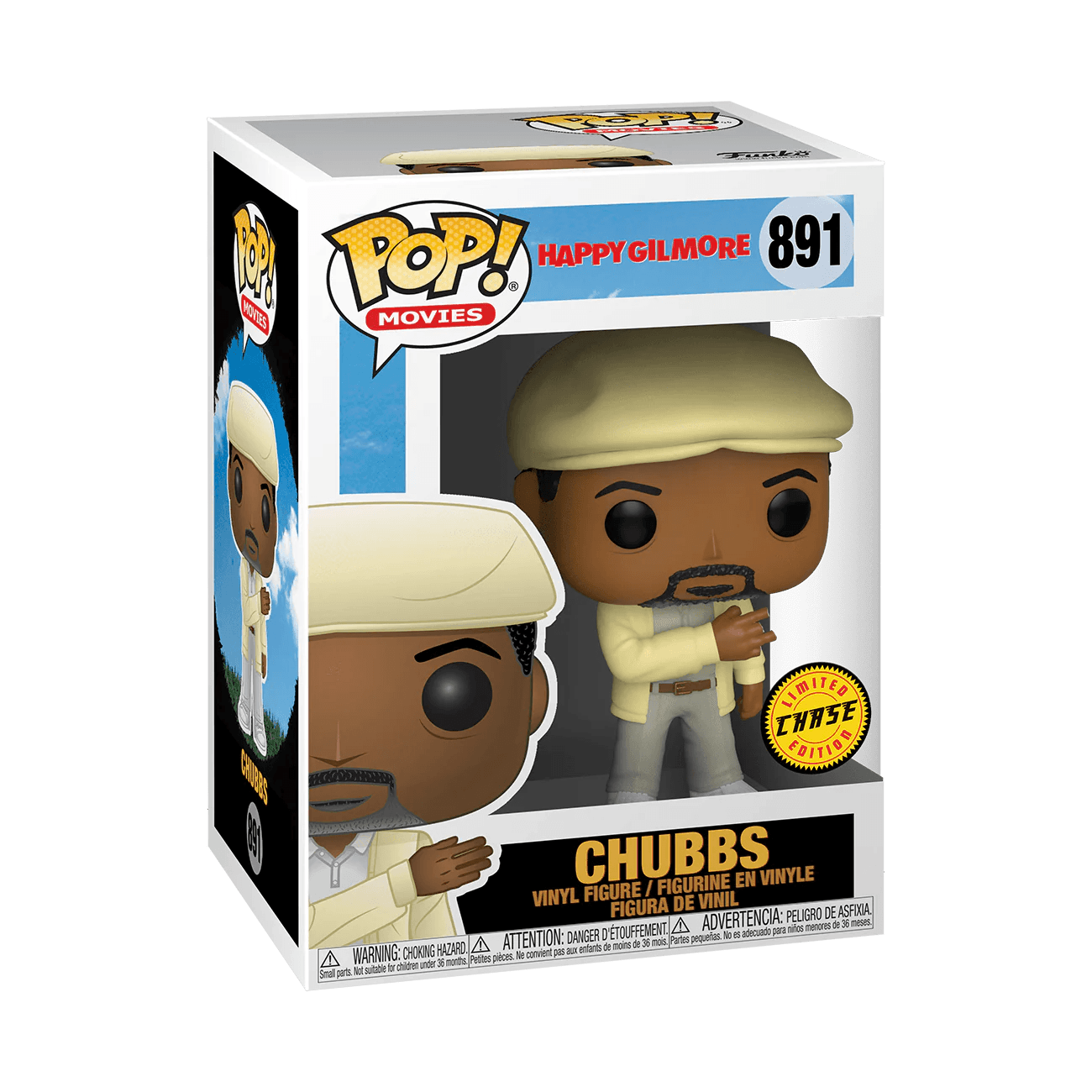 Pop! Movies - Happy Gilmore - Chubbs - #891 - LIMITED CHASE Edition - Hobby Champion Inc