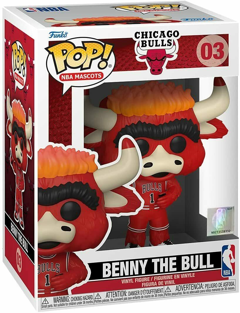 Pop! NBA Mascots - Basketball - Chicago Bulls - Benny The Bull - #03 - Hobby Champion Inc