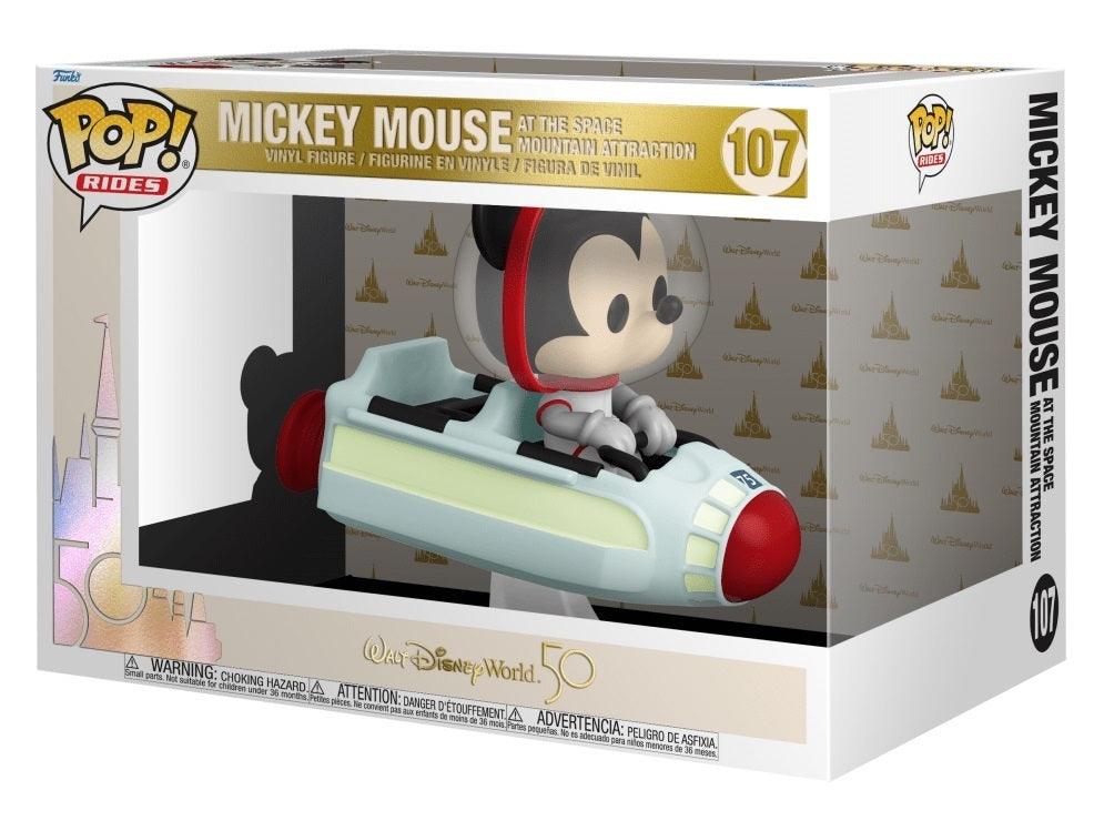 Pop! Rides - Disney - 50th Anniversary - Mickey Mouse At The Space Mountain Attraction - #107 - Hobby Champion Inc