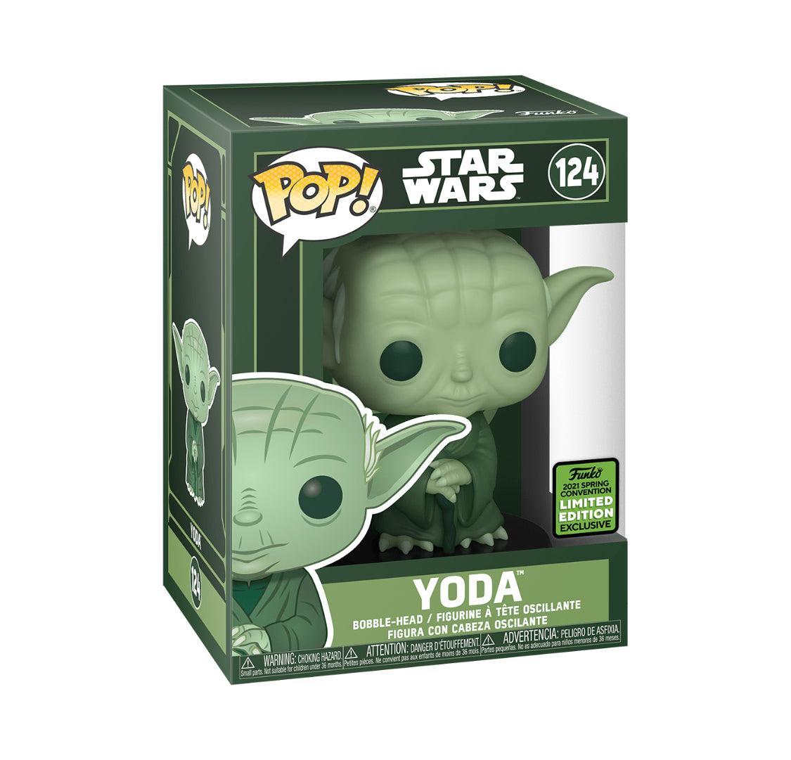 Pop! Star Wars - Yoda - #124 - 2021 Sring Convention LIMITED Edition EXCLUSIVE - Hobby Champion Inc