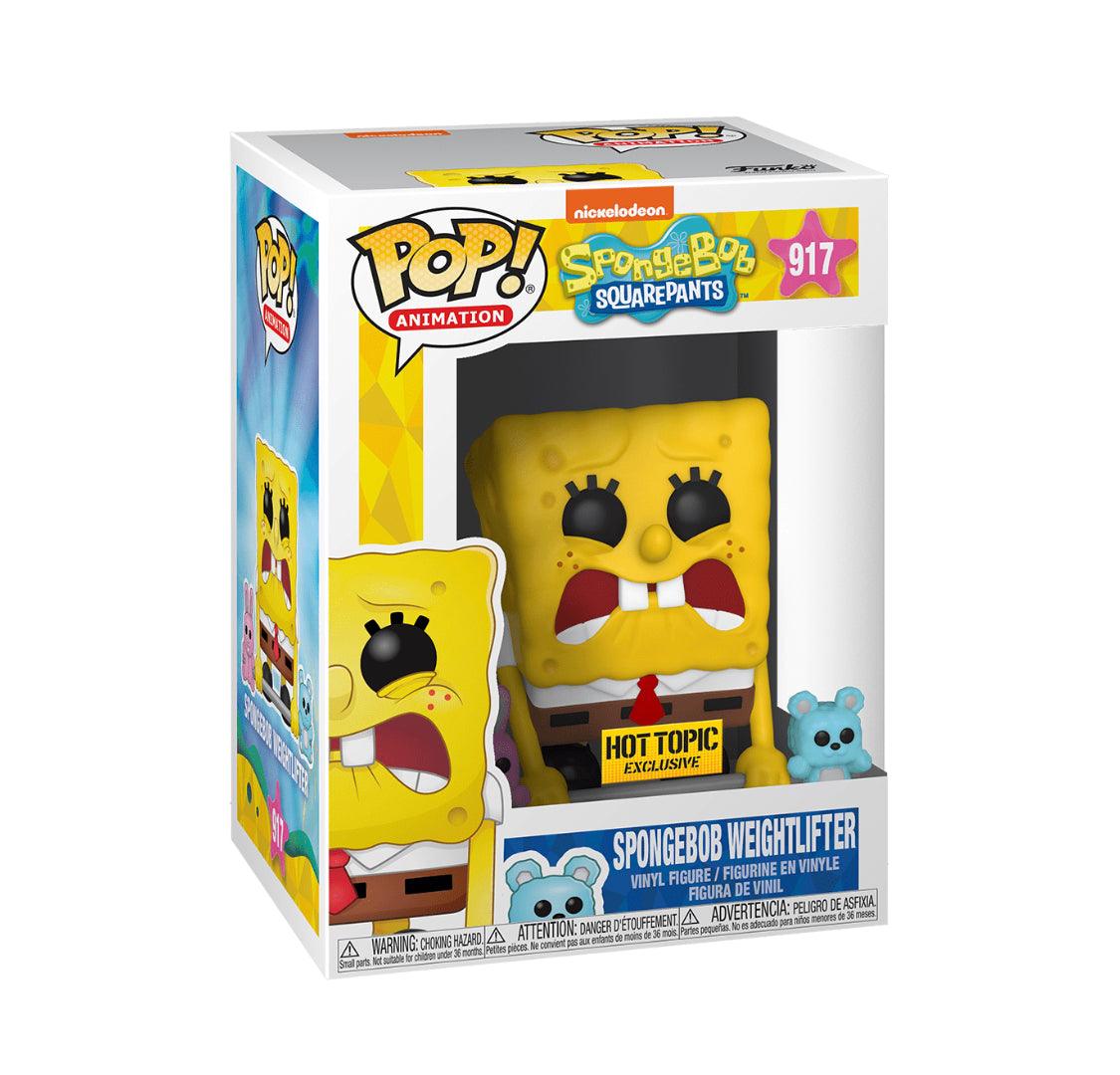 Pop! Television - Spongebob Squarepants - Spongebob Weightlifter - #917 - Hot Topic EXCLUSIVE - Hobby Champion Inc