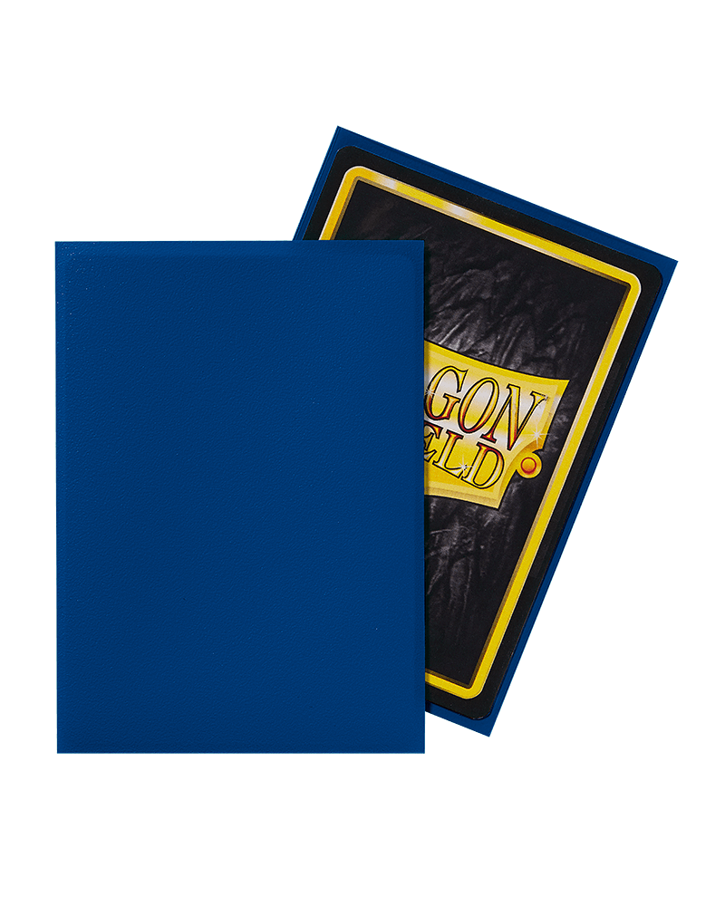 Sleeves (100ct) - Matte Blue - Standard Size - Dragon Shield - Hobby Champion Inc