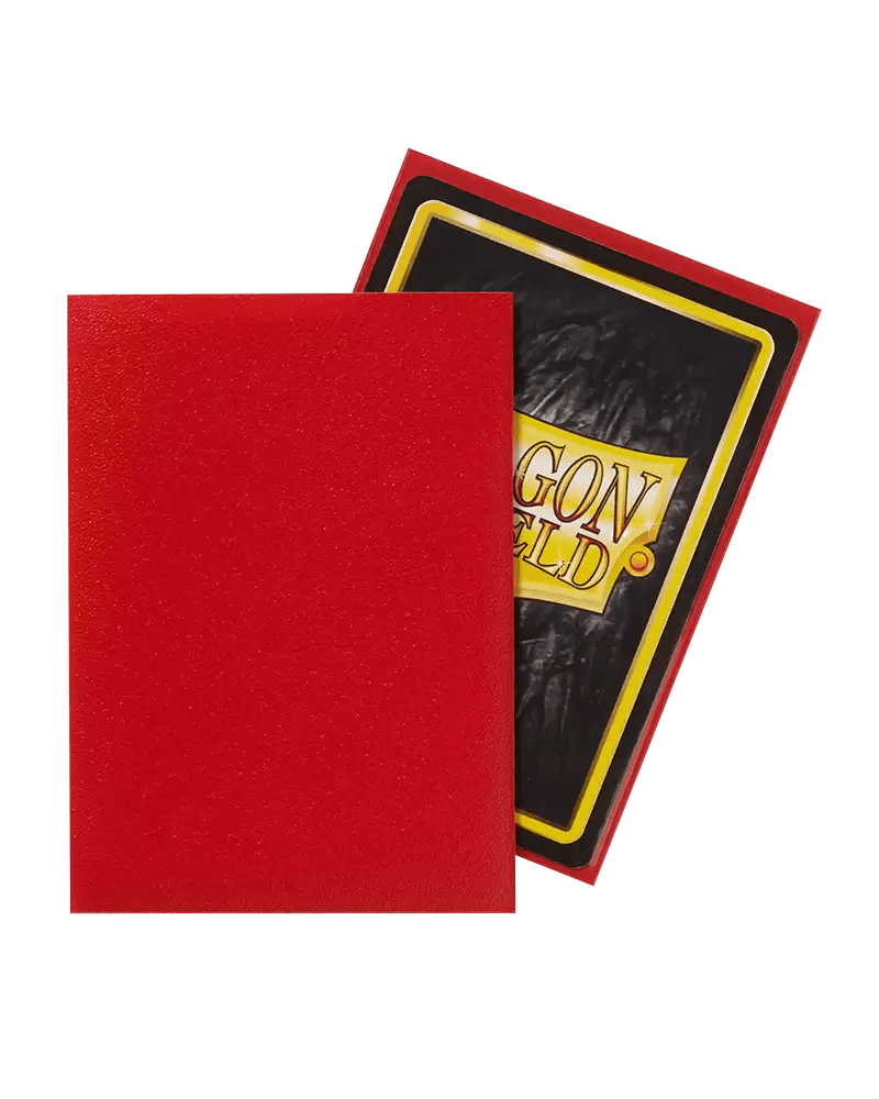 Sleeves (100ct) - Matte Crimson - Standard Size - Dragon Shield - Hobby Champion Inc