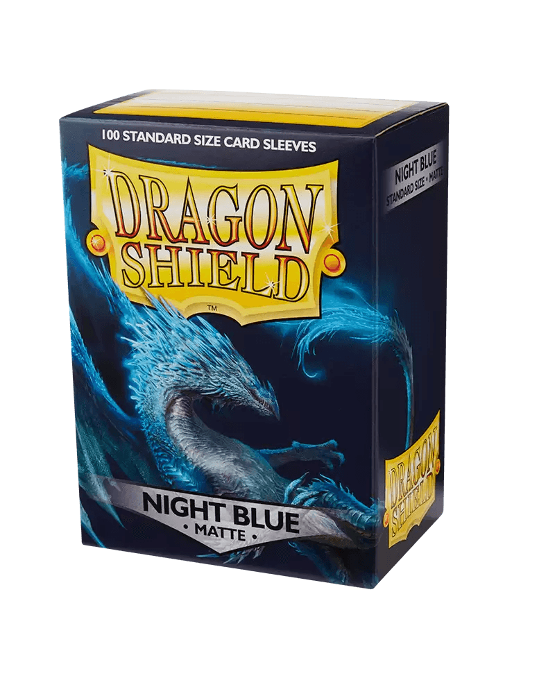 Sleeves (100ct) - Matte Night Blue - Standard Size - Dragon Shield - Hobby Champion Inc