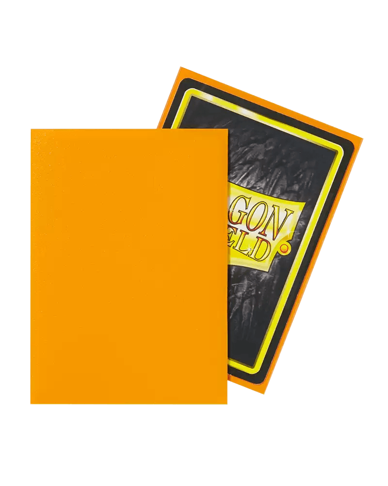 Sleeves (100ct) - Matte Orange - Standard Size - Dragon Shield - Hobby Champion Inc