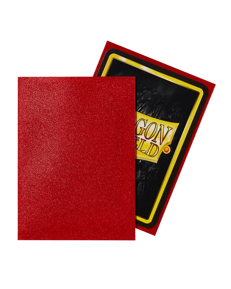 Sleeves (100ct) - Matte Ruby - Standard Size - Dragon Shield - Hobby Champion Inc