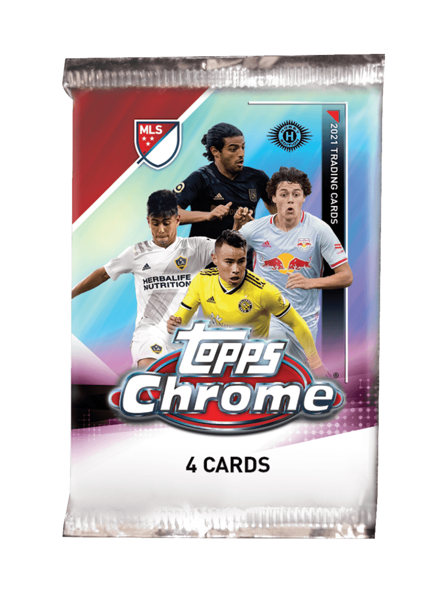 Soccer - 2021 - MLS (Major League Soccer) - Topps Chrome - Hobby Pack (4 Cards) - Hobby Champion Inc