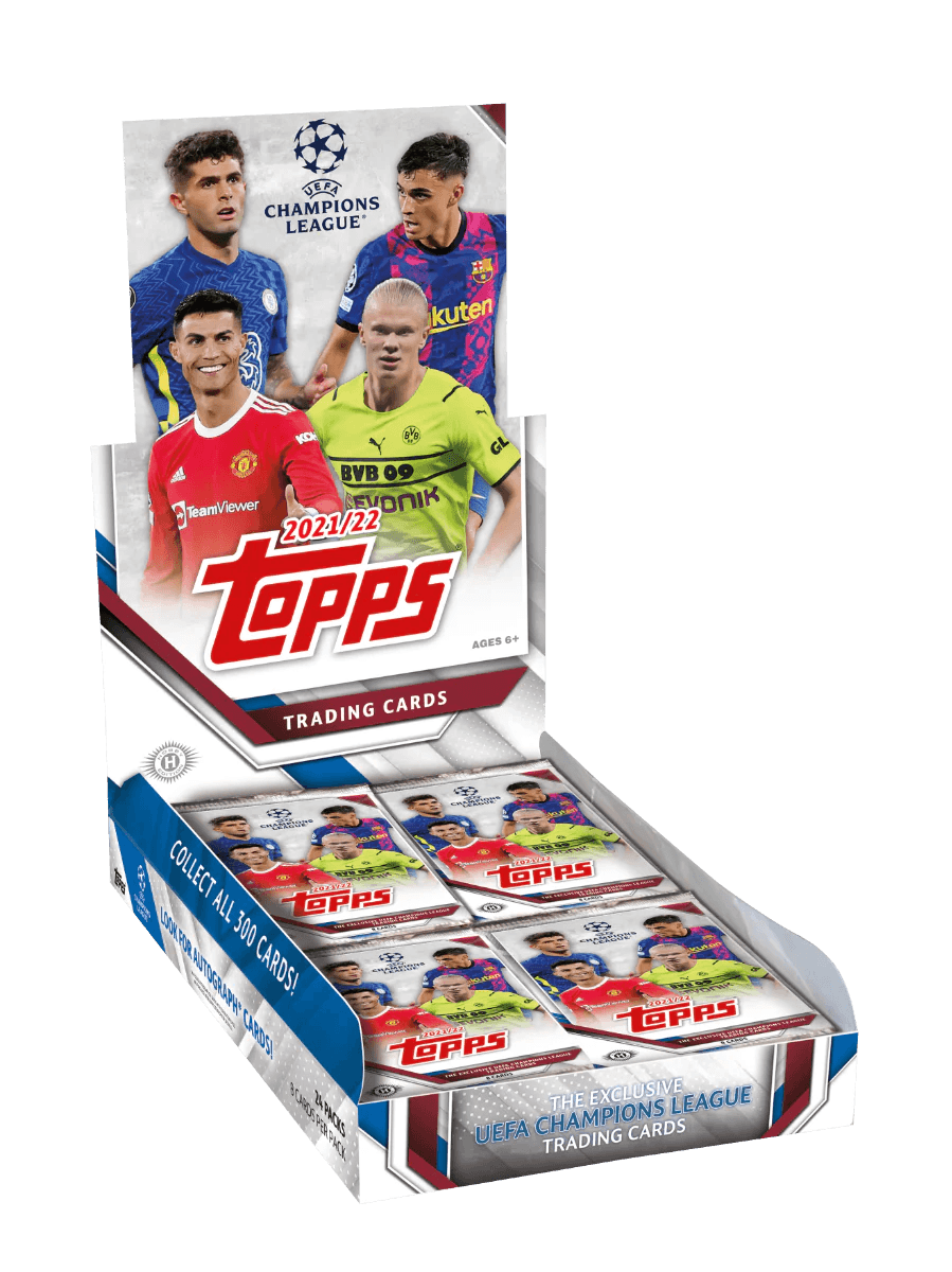 Soccer - 2021/22 - UEFA Champions League - Topps - Hobby Box (24 packs) - Hobby Champion Inc