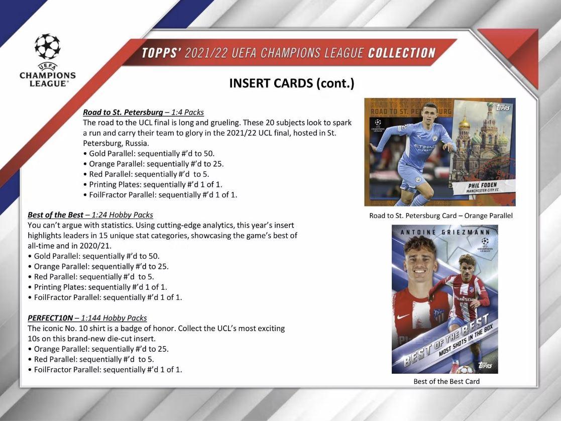 Soccer - 2021/22 - UEFA Champions League - Topps - Hobby Box (24 packs) - Hobby Champion Inc