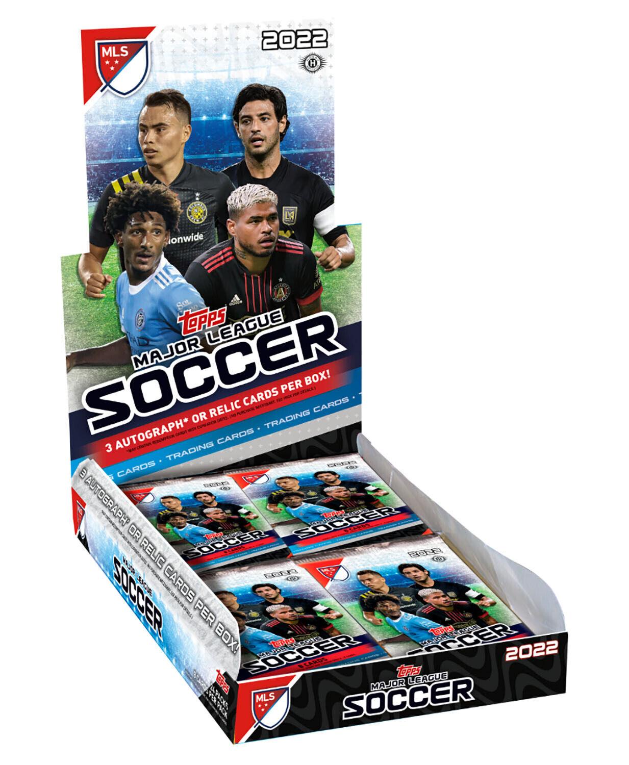 Soccer - 2022 - MLS (Major League Soccer) - Topps - Hobby Box (24 Packs) - Hobby Champion Inc