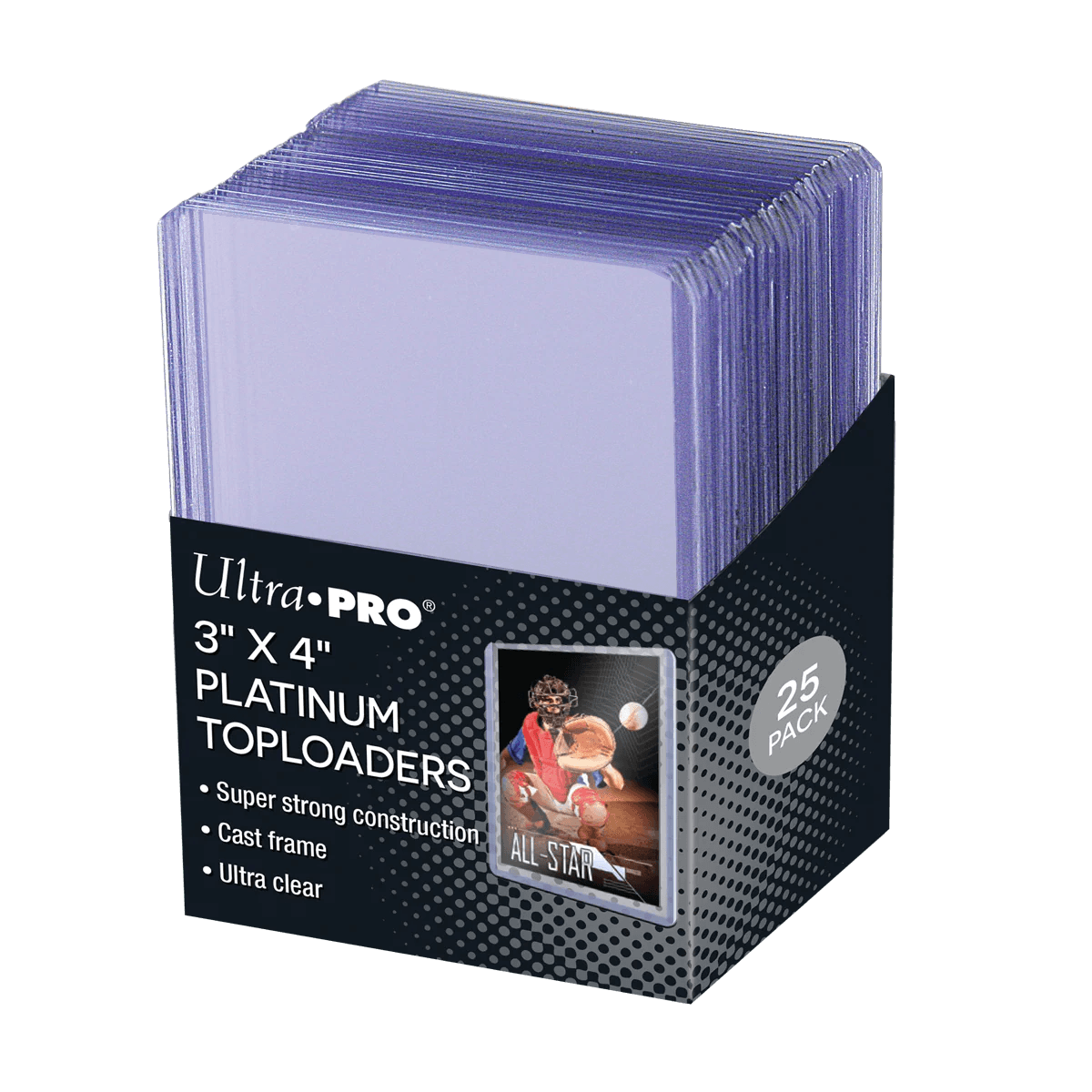 Ultra PRO - Toploader Pack - 035pt Platinum (25 toploaders per pack) - Hobby Champion Inc