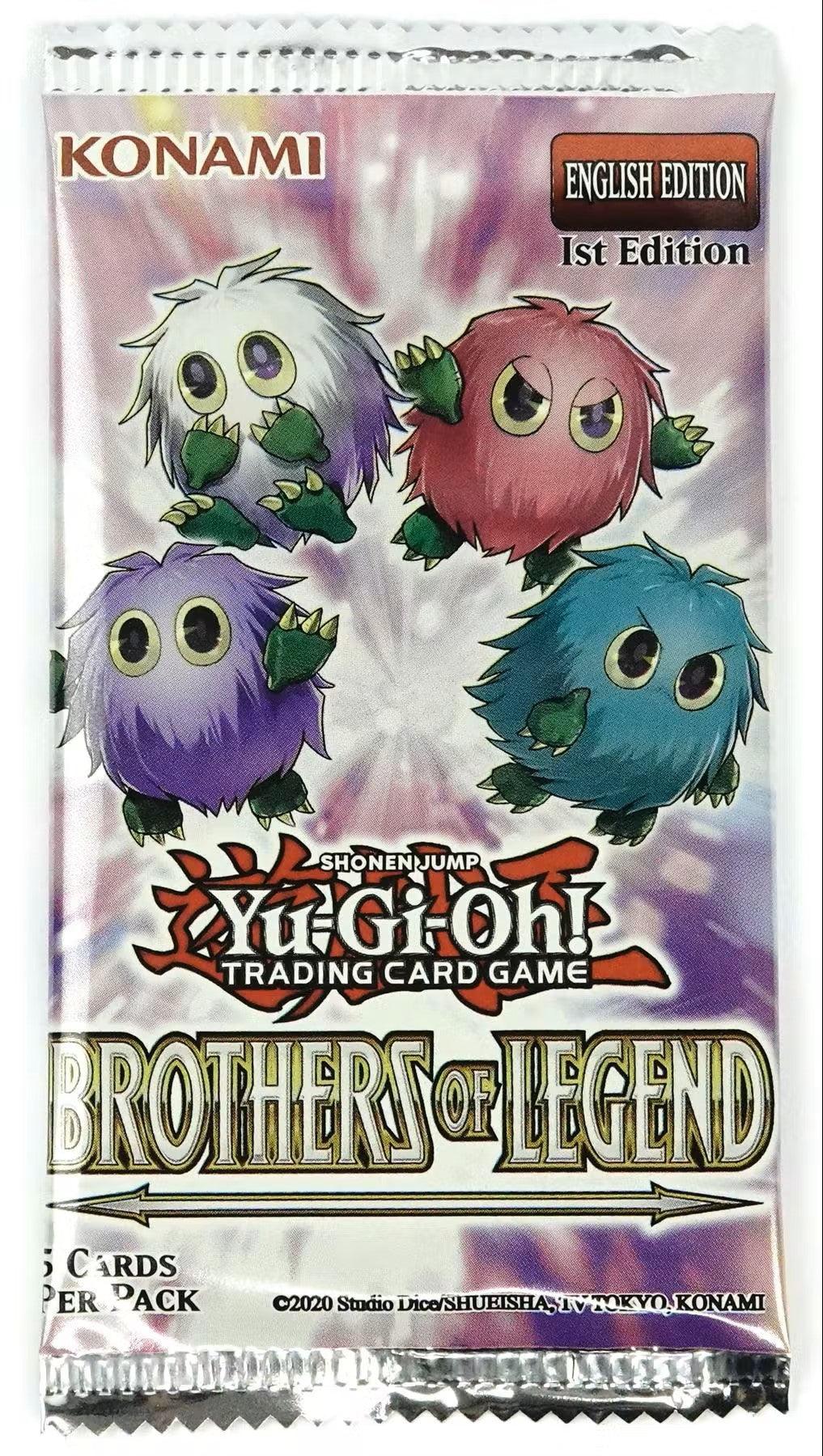 Yu-Gi-Oh! - Brothers Of Legend - 1st Edition - Booster Pack (5 cards) - Hobby Champion Inc