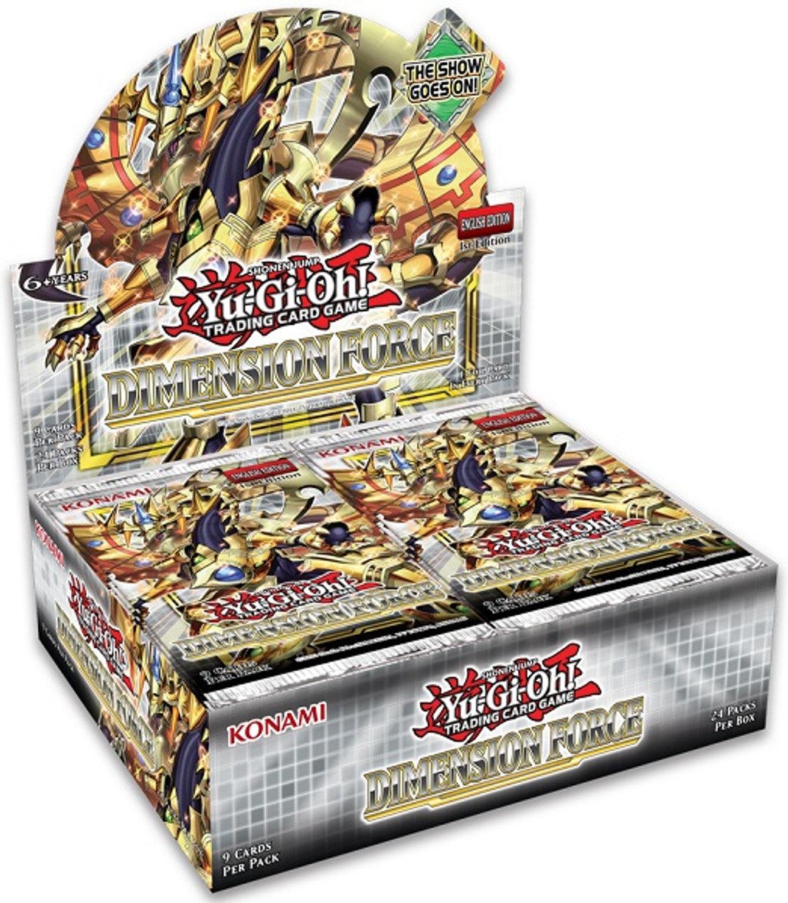 Yu-Gi-Oh! - Dimension Force - 1st Edition - Booster Box (24 packs) - Hobby Champion Inc